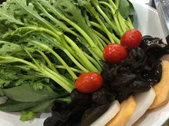 蔬菜拼盘-老诚一锅羊蝎子(天通苑店)