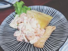 青芥末沙拉虾球-手抄板凳江南菜(湖滨商业街店)