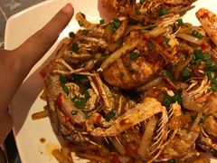 椒盐皮皮虾-覃记海鲜美食餐厅