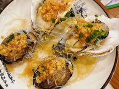 蒜蓉粉丝蒸八头鲍-盈田盈粥庄(博山东路店)