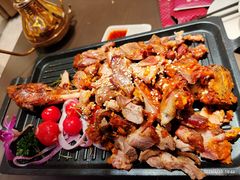 烤羊腿-西域盛宴烧烤新疆菜清真餐厅(古美店)
