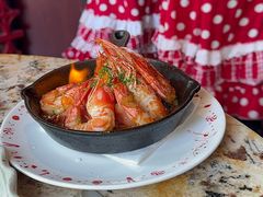 火焰橄榄油爆虾-BROWNSTONE布朗石西班牙餐厅(富城店)