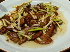 韭黄炒华腾猪肝-通安客栈中餐厅·何家小馆