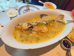 雪菜烧野放深海大黄鱼-钱塘花园·宁波菜
