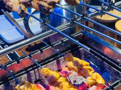 五香鸡皮-三个蒙古大叔羊肉串(大宁店)