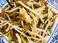 毛草根炒肉丝-老味道1992(武当山店)