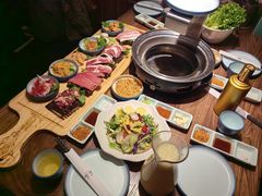 -明洞阿姨·韩式酱蟹烤肉·创意料理(三元桥店)