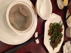 莼菜汤、小炒肉-索菲特西湖大酒店·香榭丽全日候餐厅(南山路店)