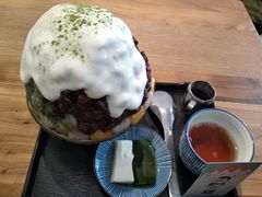 抹茶生乳冰＋芋圆-WONDER ICE 萬得冰田(建設路总店)