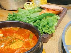 海鲜豆腐汤-姜虎东白丁烤肉(虹桥天地店)