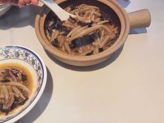 蘑菇汤莜面鱼鱼-真食净香居·内蒙烧麦(亚运村店)