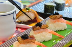 Fish Roe Foie Gras Shrimp Sushi