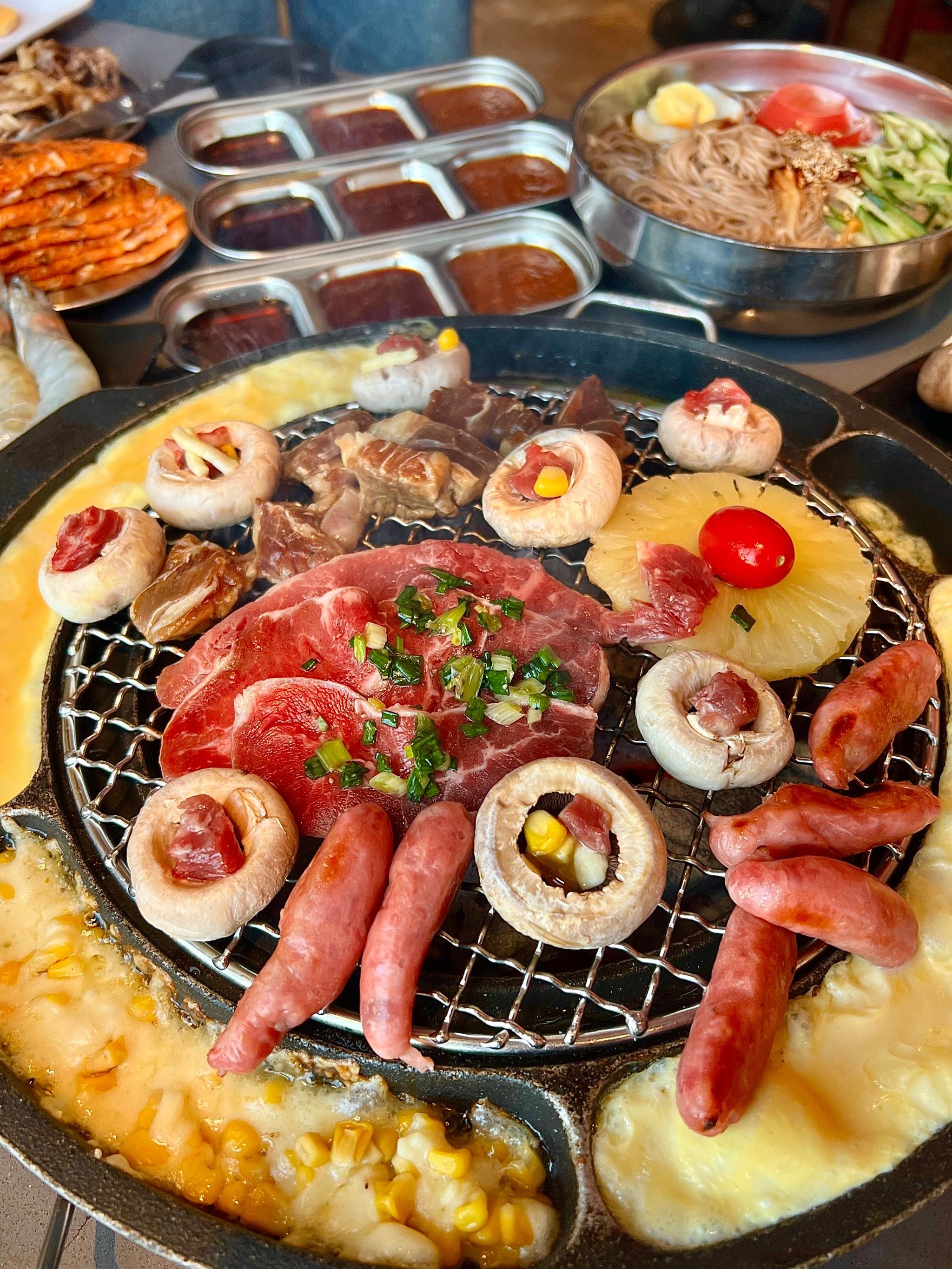 滨海新区吃juju好吃的韩式炭火烤肉❗️