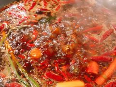 纯牛油锅底-黄潇洒老火锅(九眼桥宏济巷店)