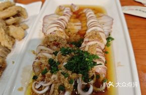 Steamed Fresh Squid