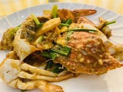 姜葱炒花蟹-七鲜渔港美食餐厅(巽寮湾海景店)