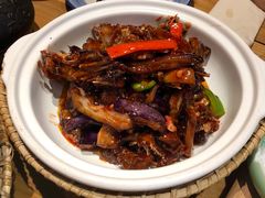 鱼香茄子焖鸭架-顺承小院儿