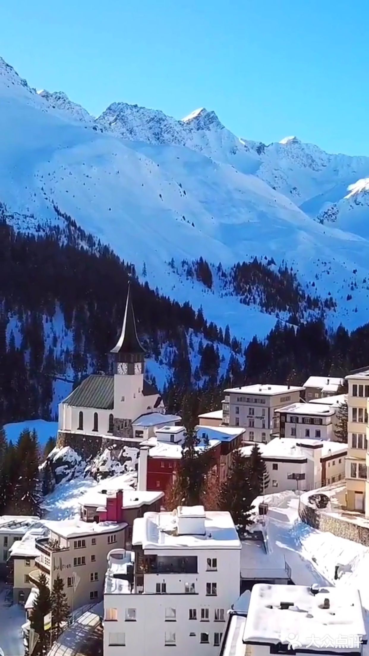 瑞士风光 冬天图片