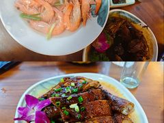 盐水大虾-小小饭店·休闲农庄·安吉松树林里的农家菜