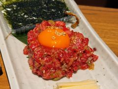 生拌牛肉-炼火烤肉店