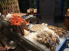 海鲜-松山湖凯悦酒店·Café自助餐厅·周末火舞秀表演