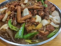 主食裤带面-舜玉老孙家鲜炒大盘鸡(土屋路店)
