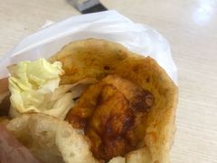 -小红车炸蛋葱油饼