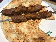 羊肉串-语言大学-清真食堂