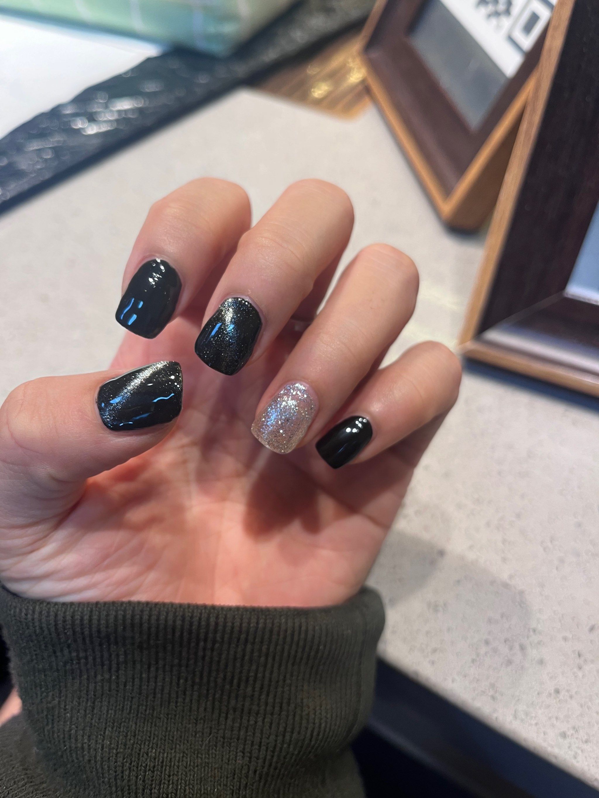 海底捞猫眼美甲97真的爱了[爱心]