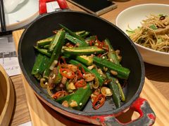 小炒秋葵-小大董·烤鸭(凤凰汇店)