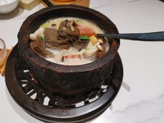砂锅自制黑豆腐-富淳饭店(陆家嘴保利广场店)