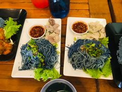 -蝶豆花蓝面条