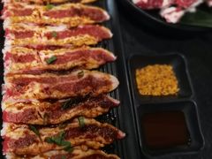 五花肉和牛肉-九田家黑牛烤肉料理(欧洲假日店)