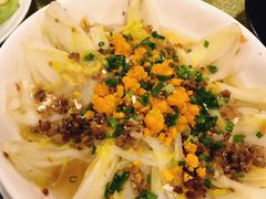 咸蛋黄肉碎娃娃菜-朕悦鹧鸪饭私房菜