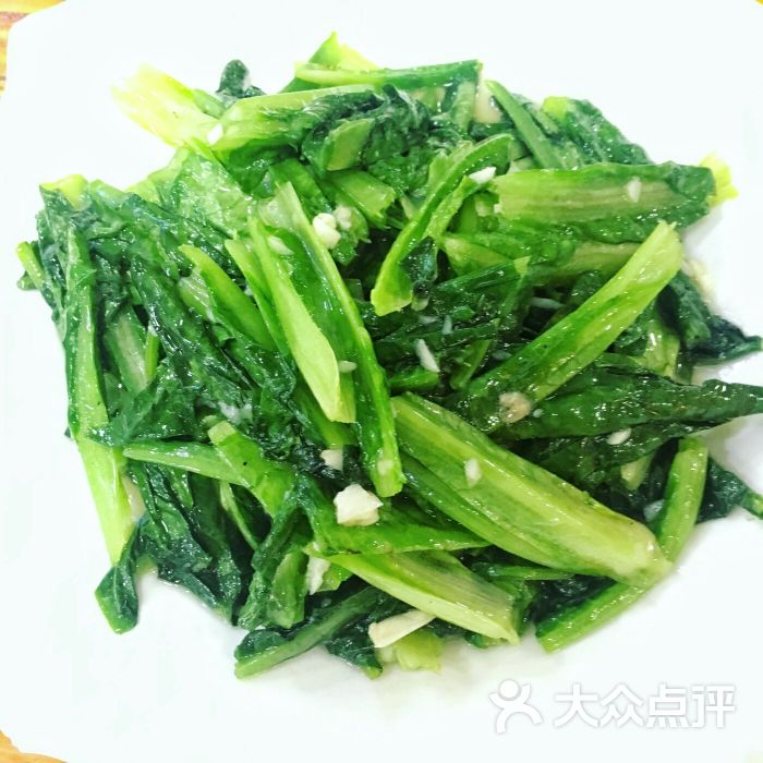 新家村湘菜馆油麦菜图片 第1张