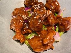 蒜香蜜汁排骨-绿茶餐厅(布吉万象汇店)