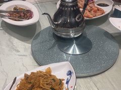 -海派美食·家宴海鲜青岛菜·石锅鲽鱼头(东方城店)