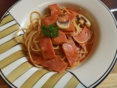 铁板辣味培根意面-吉姆丽德乡村西餐厅(闵行交大店)