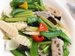 碧绿炒双脆-广州塔晖粤轩中餐厅
