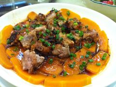 豉油肉排蒸有机南瓜-美景家宴