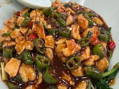 辣子鸡丁拌面-富贵面馆(镇坪路店)