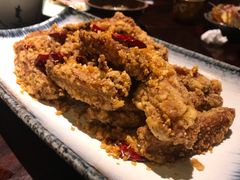 蒜香风沙鸡翅-馬蘭花開(车站大道店)
