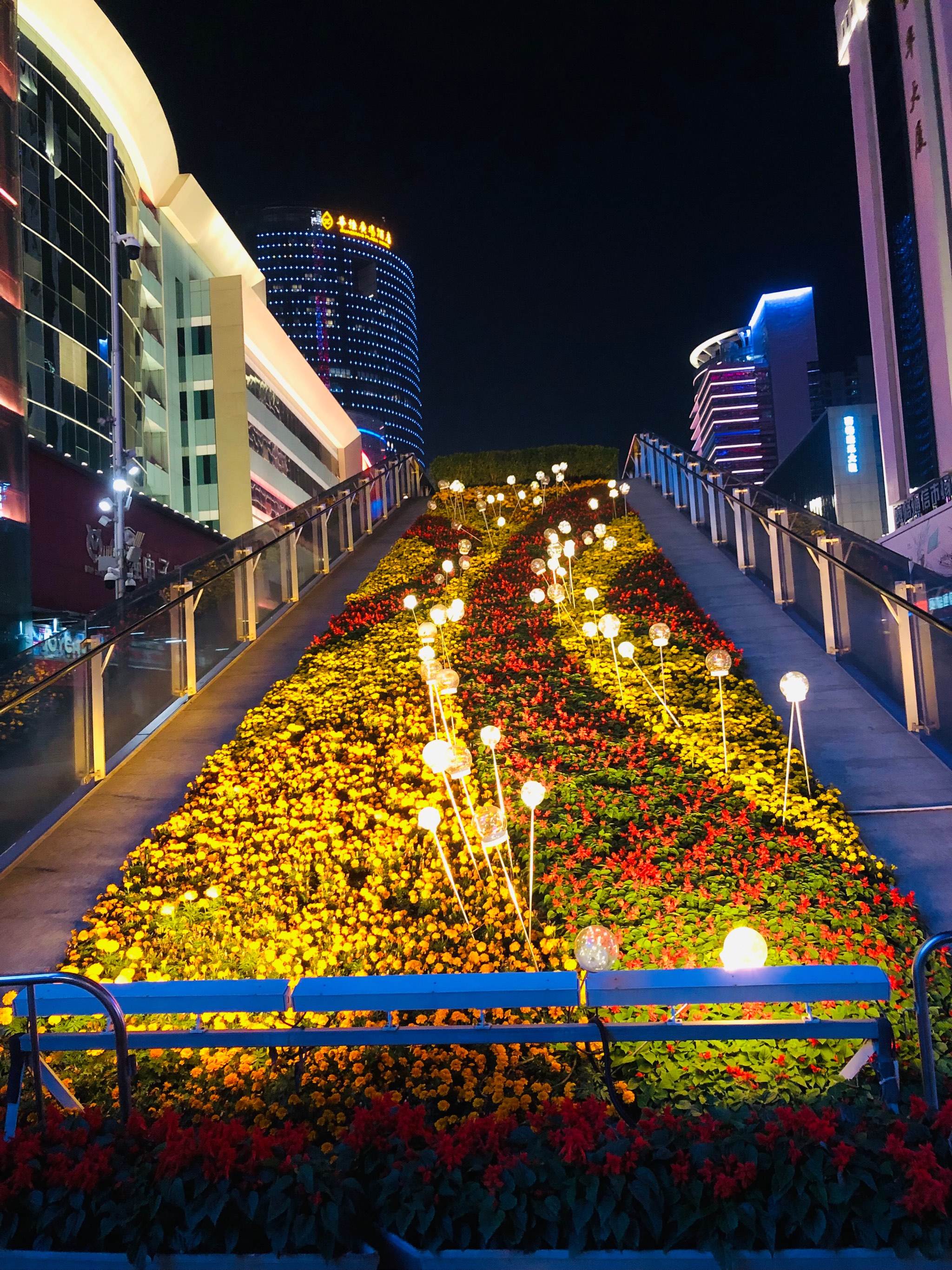 华强北夜景真实照片图片