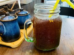 冰镇桂花柠檬酸梅汤-鸭小妹鸭血粉丝(老门东店)