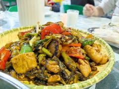 酸菜炒大肠-石岐乳鸽村(桥观坊南四巷店)