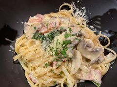 奶油培根面-at cafe 意大利餐厅(集美店)