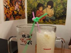 菠萝可尔必思苏打-蒜香焼肉PURUSHIN(马场路店)
