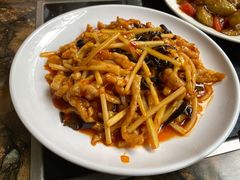 鱼香肉丝-闻道食府烙饼卷带鱼(原车耳营店原大觉寺店)