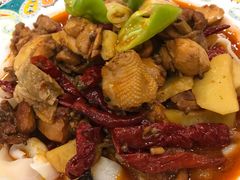 两人新疆沙湾大盘鸡-巴依老爷新疆美食(望京小街店)