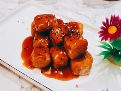 蜜汁玫瑰芋头-漫渡庄绿岛花园•隐世庭园菜(滨湖店)